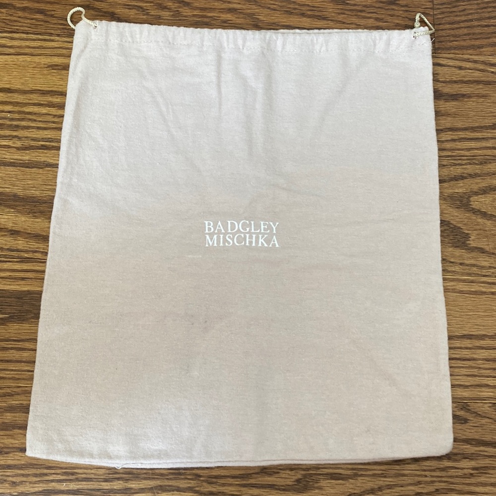 NEW Badgley Mischka Dustbag Shoe Bag